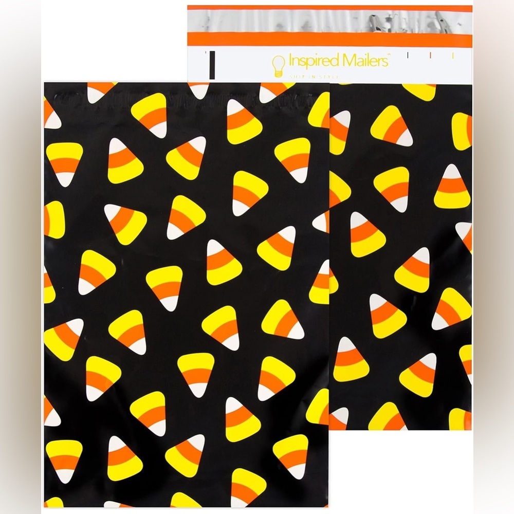 10 Count - 10x13 Polymailers (CANDY CORN) - Picture 4 of 10